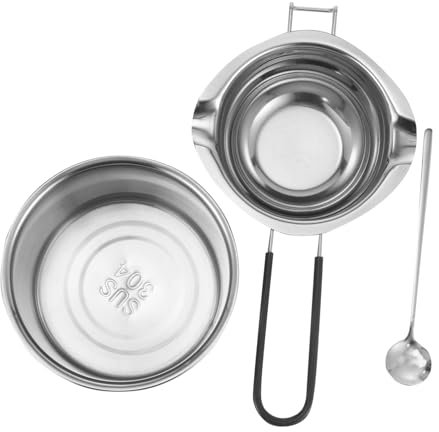 DECHOUS Melting Pot Candy Melts Chocolate for Moulds Butter Melting Pot Stainless Steel Material Ergonomic Handle