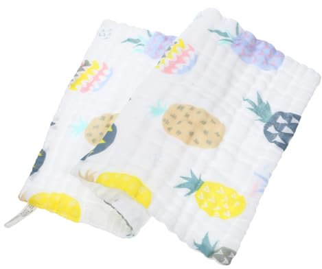 ibasenice Baumwolle Babywaschlappen Cartoon Gedruckt Neugeborenen Handtuch Säuglingswaschtücher Spucktuch Speicheltücher Babybadetücher