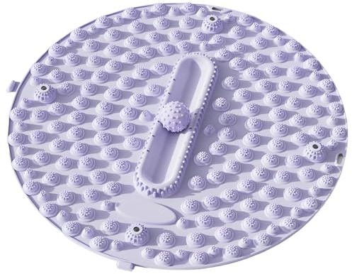 Vexorium Foot Massage Pad, Acupressure Pressure Point Mat for Feet Relaxation Relieve Stress, Body Shaping Exercise with Massage Ball,Purple
