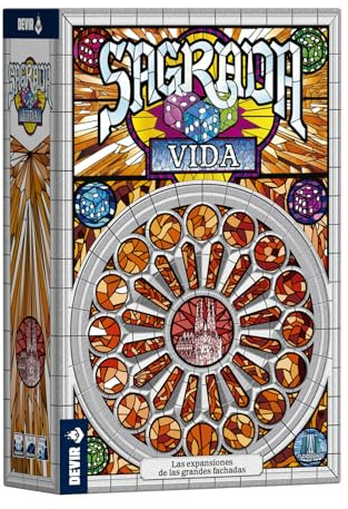 Devir - Sagrada: Vida, Juego de Mesa, Expansión de Sagrada, Juego de Construcción, Expansión de Juego de Mesa (BGSAGGSP)