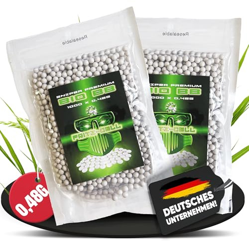 Fritz-Cell Softair Sniper BBS Bio 6 mm BBS 0,48 g – 2000 Stück