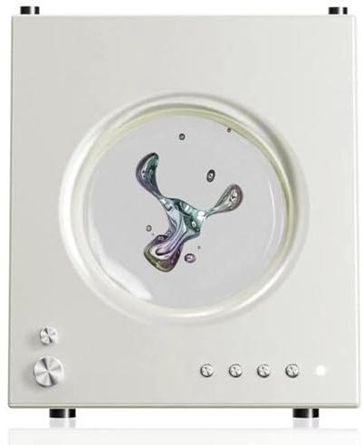 Magnetic Fluid Speaker - 360° Surround Sound Audio System with Dancing Ferrofluid for Home Theater, TV, Computer & Office Desk Decor