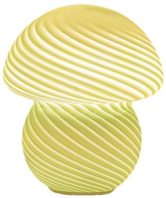 OOWDMPE LED Pilz Nachttischlampe mit Kabel Glas Tischlampe Moderne Pilz Kleine Lampe Dimmbar Tischleuchte 3000K/4000K/6000K Nachttischleuchte Dekorative Nachtlampe für Schlafzimmer Wohnzimmer (Grün)