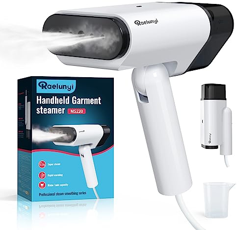 Raelunyi Plancha Vertical Vapor, Plancha Vapor Vertical Plegable y Portátil, Ideal para Viajes, Hogar y Oficina, Apto para Todo Tipo de Ropa