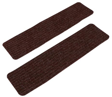 SAFIGLE 2pcs Stair Step Mats Washable Non-skid Self-adhesive Household Stair Carpets for Indoor Use for Kitchen Living