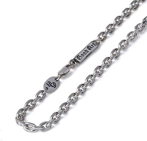 Daesar Halskette Herren Silber 4 MM Ankerkette Kette 24 Inch Silber 925 Kette Freundschaftskette