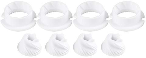 Freebily 4pcs Ceramic Grinders Grinding Core Wooden Salt Pepper Milling Accessories White One Size