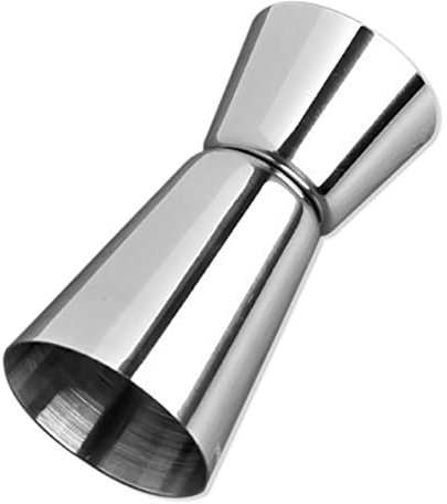 Anoudon 2pcs Double End Cocktail Jigger Measurements Cup Edelstahl Jigger Bar Barkeeper Stahl Ounce Cup Barware Barkeeper Tool