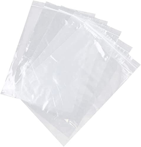 1000 Bolsas Plástico Sobres Plegables con Cremallera a Presión Transparente para Peladillas, Alimentos y más, Grosor 30/50 Micras (8 x 6 cm)