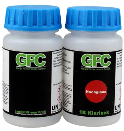 Guuja Lackstift-Set für OPEL GG2 LAVA ROT | Guuja Performance Colors Lackstift Set geeignet für Hersteller/Lackreihe: OPEL