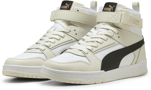 PUMA Unisex RBD Game sneakers, Vapor Gray Black White, 12 UK, Ånggrå Puma svart Puma vit, 47 EU