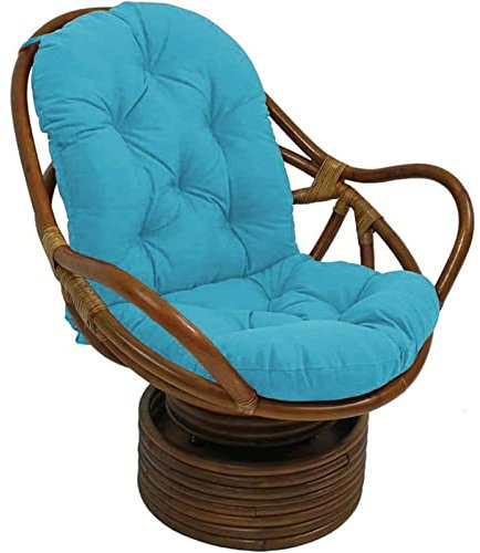 NGENAF Schaukelstuhl Auflage Polster Kissen 120x60cm, Weich Verdickt Waschbar Sitzkissen, Gartenstuhl Ersatzpolster Schaukelstuhl/Drehsessel für Liege Rattan Garten Terrasse Matte