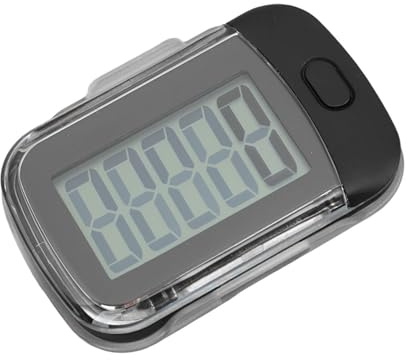 Simple Step Counter Walking 3D Pedometer with Clip Lanyard Accurate 360 Degree Sensor 10 Step Error Correction