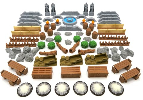 BGExpansions – Komplettes Landschaftspaket für Der Herr der Ringe: Reisen durch Mittelerde | 77 Teile | Kompatibel mit dem Basisspiel und den Erweiterungen Shadow Paths und Winds of War