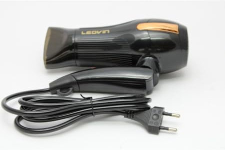 SQUADO Asciugacapelli Pieghevole Leovin, 3800 W, Asciugacapelli Professionale, Phon Compatto con Cavo