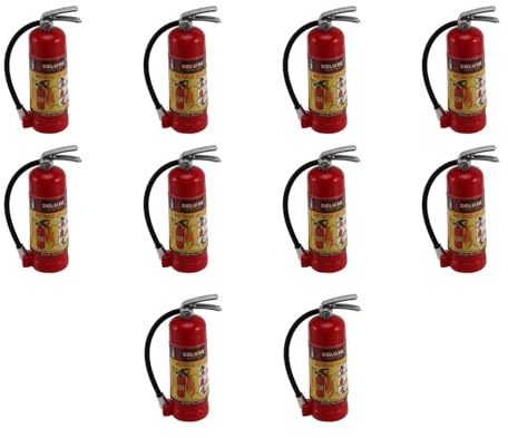 CENMEN 10X RC DéCoration Mini Extincteur en MéTal pour 1/10 RC Crawler Axial SCX10 90046 TRX4 D90, Rouge