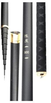 TUOYDJA Fishing Rod,Angeln Rute Carbon Faser Hand Angelrute Teleskop Angelrute 2,7 M/3,6 M/3,9 M/4,5 M/5,4 M/6,30 M/7,2 M/8 M/9 M/10 M Stream Stange(19 2,4.5M)