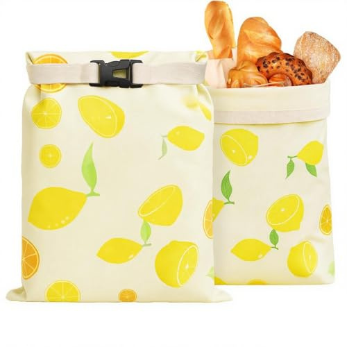 Sac A Pain, Sac À Pain Longue Conservation Reutilisable De Cire D'abeille, 33 × 43 Cm Grand Sacs De Rangement Pour Levain, Légume, Nourriture