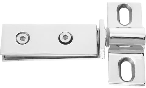 ARTIBETTER Heavy Duty Stainless Steel Glass Door Pivot Hinges with Rectangular Modern Design for Shower Doors Top and Bottom Hidden Rotating System Weather-Resistant Bathroom Hardware for