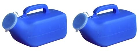KiBcsLic 2 Piezas Botella de para Hombre Colector Urinario Portátil Sin Fugas Limpieza Práctica Medición Clara Adecuado para Pacientes Ancianos U, 2 piezas
