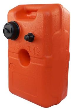 Nuova Rade Sehr handlicher Benzintank | Benzinkanister „Hulk“ in den Volumen 12, 22 und 30 l, aus HDPE Polyethylen, mit RINA Zertifizierung (12 l)