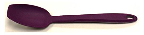 Kochblume Soßenlöffel S | Premium-Silikon | Hitzebeständig | Spülmaschinenfest | 24cm | Farbe: lila