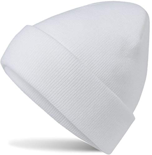 Hatstar Wintermütze | Damen Beanie Mütze | Herren Feinstrick Beanie | für Frauen Männer Unisex | Cuffed Hats Weich & Warm