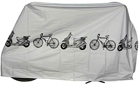 NANANA Copribici Telo, Telo Protettivo Impermeabile per Biciclette, Copertura Bici Bicicletta Antipolveri Copribici Telo Copri Bicicletta per Tutte Le Condizioni Atmosferiche(210x100 Cm)
