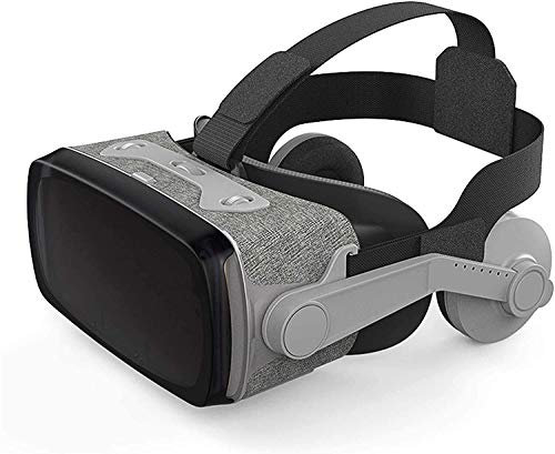 SMSOM VR Auriculares, auriculares de realidad virtual para películas y juegos. VR Gafas gafas compatibles con iOS y Teléfono Android, Pupila ajustable y distancia Distancia 360 ° Panorama, Ojos Protec