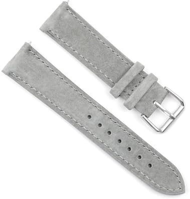 Waikub Cinturino per orologio in pelle scamosciata 18mm 19mm 20mm 22mm 24mm Cinturini per orologi Accessori per orologi con fibbia in acciaio inossidabile