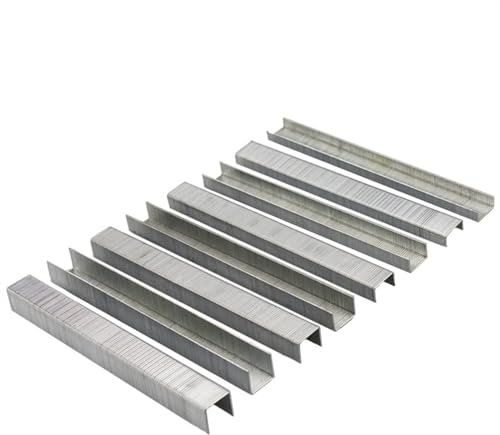 XiBany 1000 Uds. Grapas en forma de puerta, clavos de 12,8mm for grapadora eléctrica, accesorios de carpintería for muebles de madera