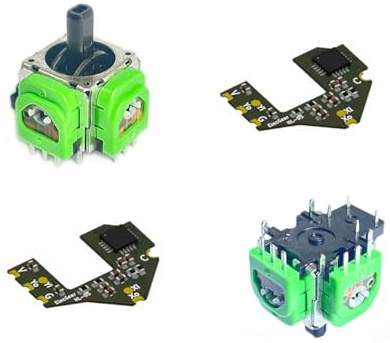 ElecGear Hall Joystick Ersatz für DualSense Edge PS5-Controller, 2x Hall-Effekt-Steuerstick + 2x Kalibrierungs-PCB + Entlöt-Reparaturwerkzeuge für Analogstick-Thumbsticks – HL-DSE