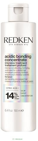 Redken, Tratamiento Intensivo, Para Reparación Profunda, Para Cabellos Dañados, Acidic Bonding Concentrate, Vegano, 190 ml