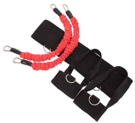 Yardwe Entrenador de Salto Bandas de Resistencia Reutilizables para Tobillo para Fortalecer Las Piernas Cintura Kit de Equipo de Entrenamiento para Boxeo y Entrenamiento de Rebote