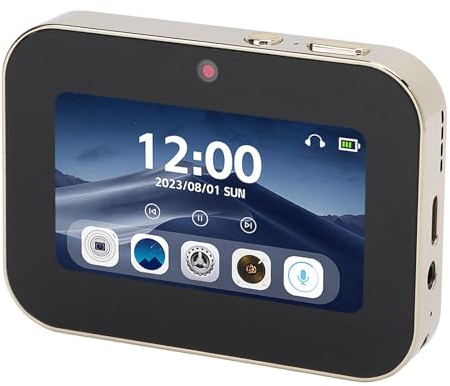 4K-Digitalkamera, 64-MP-Videokamera mit 3-Zoll-Touchscreen, 120-Grad-Weitwinkel, 16-facher Zoom, Unterstützt OTG-Übertragung, Kompaktkamera, Filme, Musik-Player, 3600 MAh (Gold)