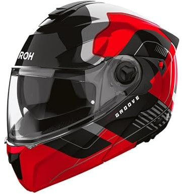 AIROH SPECKTRE GROOVE RED GLOSS S