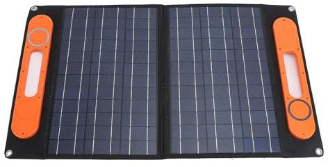 Chargeur de Panneau Solaire Portable, Résistant à la Poussière et à L'eau, 100W, pour Voiture, Camping-car, Bateau de Voyage