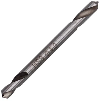 SKIR'CO (2 Stück) Bohrer 4,9 mm, HSS Doppelend-Spiralbohrer für Metall, Spiralbohrer aus Schnellarbeitsstahl, Metallbohrer