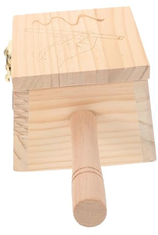 UTHCLO Tragbare Moxibustionsbox Kompakter Moxabrenner mit Stabiler Flacher Basis Hautfreundlich Poliert Moxibustionsgerät für Zuhause und Reisen