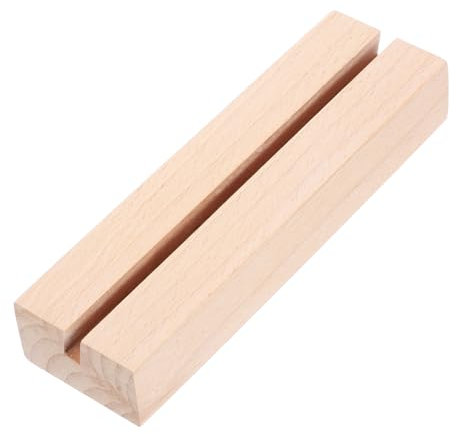 HOMSFOU Holzständer Für Fotos Und Kalender Multifunktionale Tischdekoration Aus Robustem Holz Stabiler Kartenhalter Für Hochzeiten Partys Und Mehr