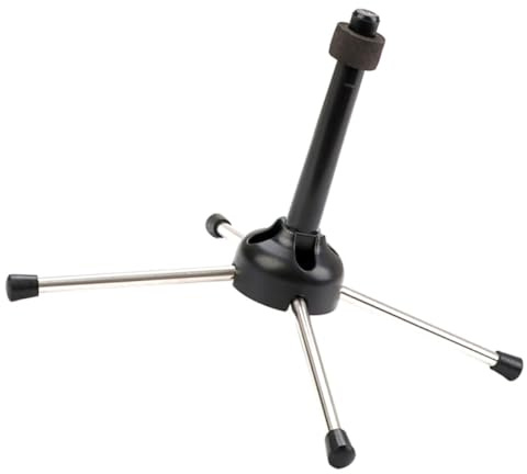 LIGIGWASH Klarinettenständer mit Stabilem Stand Robust und Verformungsfest Schwarzer aus Kunststoff und Metall für Klarinette und Blasinstrumente