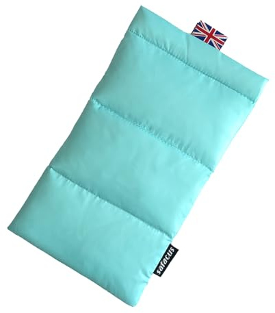 Thermal Phone Case Cellphone Pouch For Camping Hiking Prevents Freezing, Extends Battery Life, Outdoor Warm Phone Case Cover Bags For iPhone,Samsung Galaxy (Baby blue)