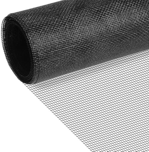 Moustiquaire Fenêtre 120x300cm, Filet en Maille Fine Stop Insecte, DIY Rouleau en Fibre de Verre Découpable et Indéchirable, Protection Anti-Insectes & Anti-Chat pour Portes, Fenêtres et Balcons