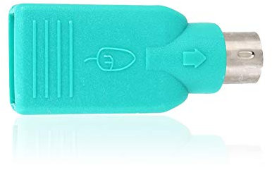 Mavis Laven PS2 zu USB Buchse Konverter - USB Buchse zu PS2 PS / 2 Stecker Adapter für USB Tastatur/Maus Mäuse