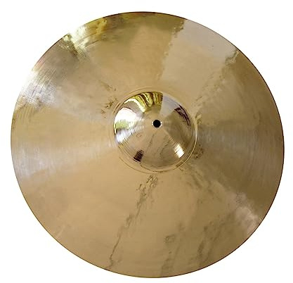 Platillo Ride De 24 Pulgadas con Superficie Dorada, Platillo Hecho A Mano De Aleación De Cobre Y Estaño para Juego De Batería De Jazz Accesorios para Instrumentos de percusión (Color : 01)