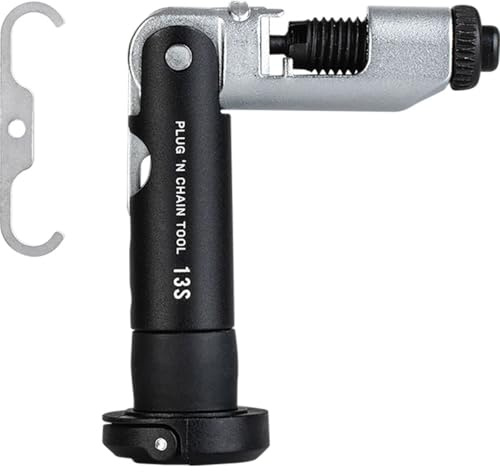 Topeak Plug'n Chain Tool 13S Hidden Bar-End Chain Breaker, Up to 13-Speed
