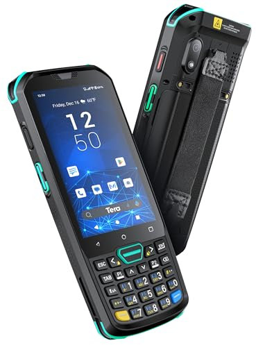 Tera Android 11 Barcode Scanner mit 26 Tasten HS7 Scan Engine IP67 Rugged 4+64GB 5100mAh Akku QC 3.0 Fast Charge 10.2 cm Touchscreen Mobile Terminal für Warehouse Inventory Scanner P400