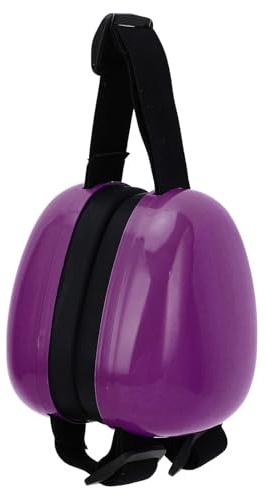 Hunde-Gehörschutz-Kopfhörer, Bequeme Lärmschutz-Ohrenschützer für Hunde, Verstellbar für Musikfestivals und Motorräder (Purple)