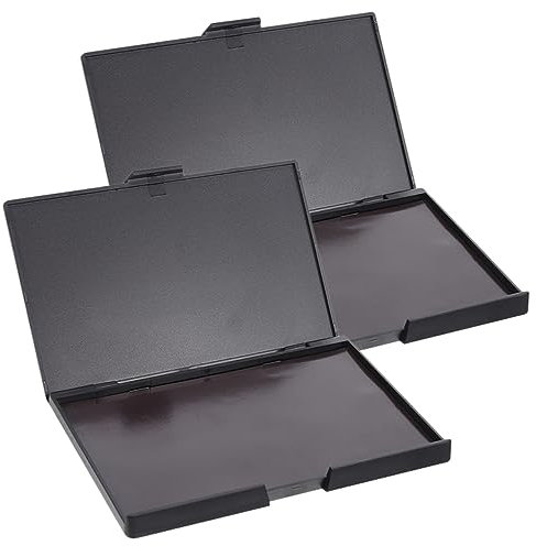 DRESSOOS 2stücke Lidschattenpalette Leere Magnetische Diy Lidschatten Tablett Aus Kunststoff Lidschattenbox Lidschatten-unterplatte Make-up-zubehör