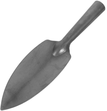 UPKOCH Pala de jardinería Paleta para macetas Palas de Tierra de jardinería Herramienta de excavación Paleta de Mano de jardinería de Alta Resistencia Pala de deshierbe Planchar Black